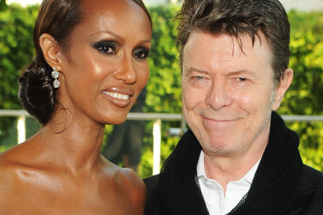David Bowie and Iman 2